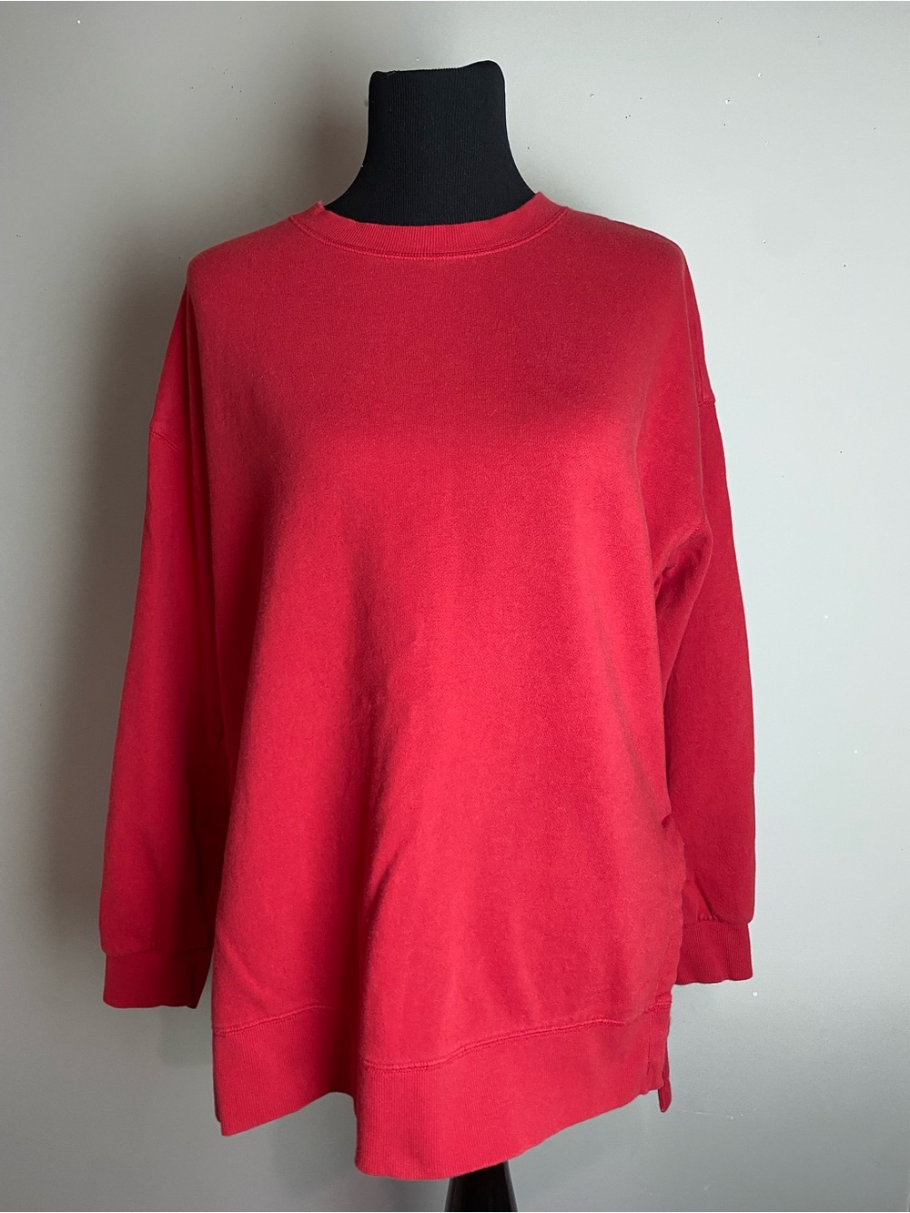 Old Navy Bright Red Crewneck Sweatshirt